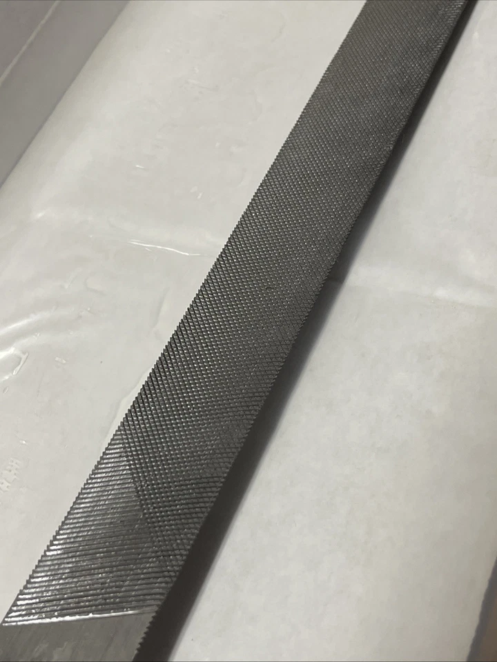 Nicholson Half Round Double Cut Bastard File Made In Brazil 12” SKU 312750-P - Image 2 of 4