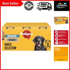 Wet Dog Food for Senior Dogs - Mixed Loaf Selection, 6 x 400g Cartons 4.15 per kilo