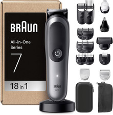 Braun All-in-One Series 7 Grooming Kit, 18in1, ProBlade & AutoSense, 120 Min