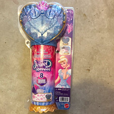 Mattel Disney Princess Jewel Reveal Cinderella 3.5in Doll, 8 Surprises Set