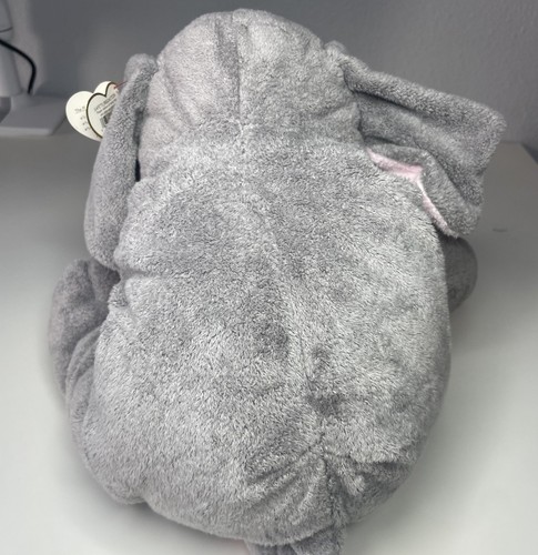 Ty Pluffies 2004 Winks Elephant Large Plush 18” Large Gray Stuffed Animal NWT - Picture 5 of 16