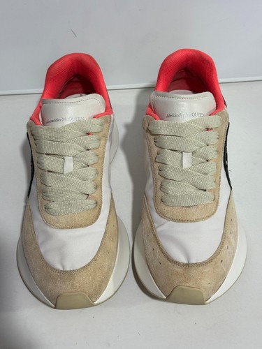 Alexander McQueen Women's Sprint Runner Sneakers Suede size 40 UE / 10 US - Picture 2 of 16