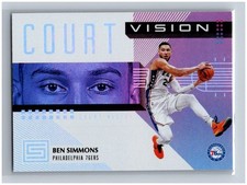 2018-19 Panini Status Ben Simmons Court Vision #10 Insert NBA Philadelphia 76ers