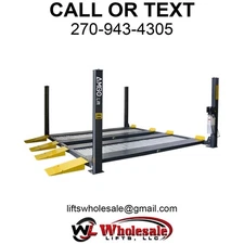 New AMGO 409-DP 9,000 lb 4-Post Double Parking Lift
