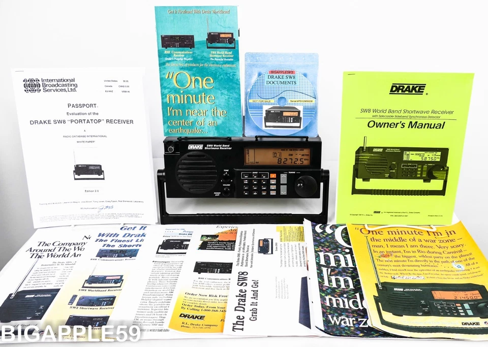Drake SW8 Shortwave AM FM SSB-SYNC Radio Receiver **LATER SERIAL #7D12950030** - Image 2 of 4