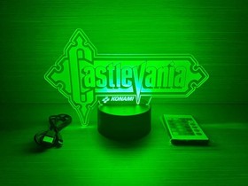 READ INFO - Castlevania RGB Led Lamp & Display NES mega drive Snes Switch n64