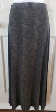 VTG 90s Animal Snake Slinky Stretch Long Maxi Skirt USA Y2K Frazier LAWRENCE Med