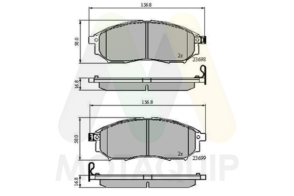 Bremsbelagsatz Scheibenbremse Motaquip LVXL1371 FüR Renault Koleos 1 Kadjar Dci-image