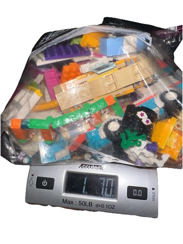 LARGE LEGO $ Mega Block LOT GIRLS LOOSE 1.70 LBS. Miscellaneous - Picture 12 of 12