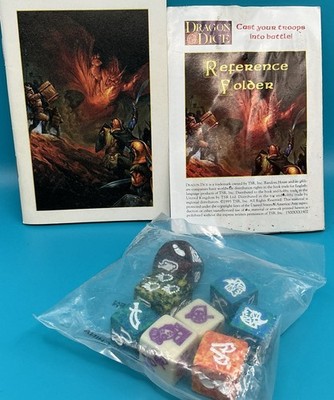Vintage 1995 - TSR Dragon Dice Game Starters - Sealed - 8dice