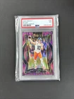 2024 Panini Select Bo Nix #30 Purple Shock Prizm /360 (RC) PSA 7