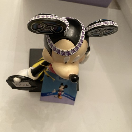 MICKEY MOUSE InspEARations RESIN CAST FIGURINE 17802 "Filmic Mickey " New in Box - Picture 9 of 15