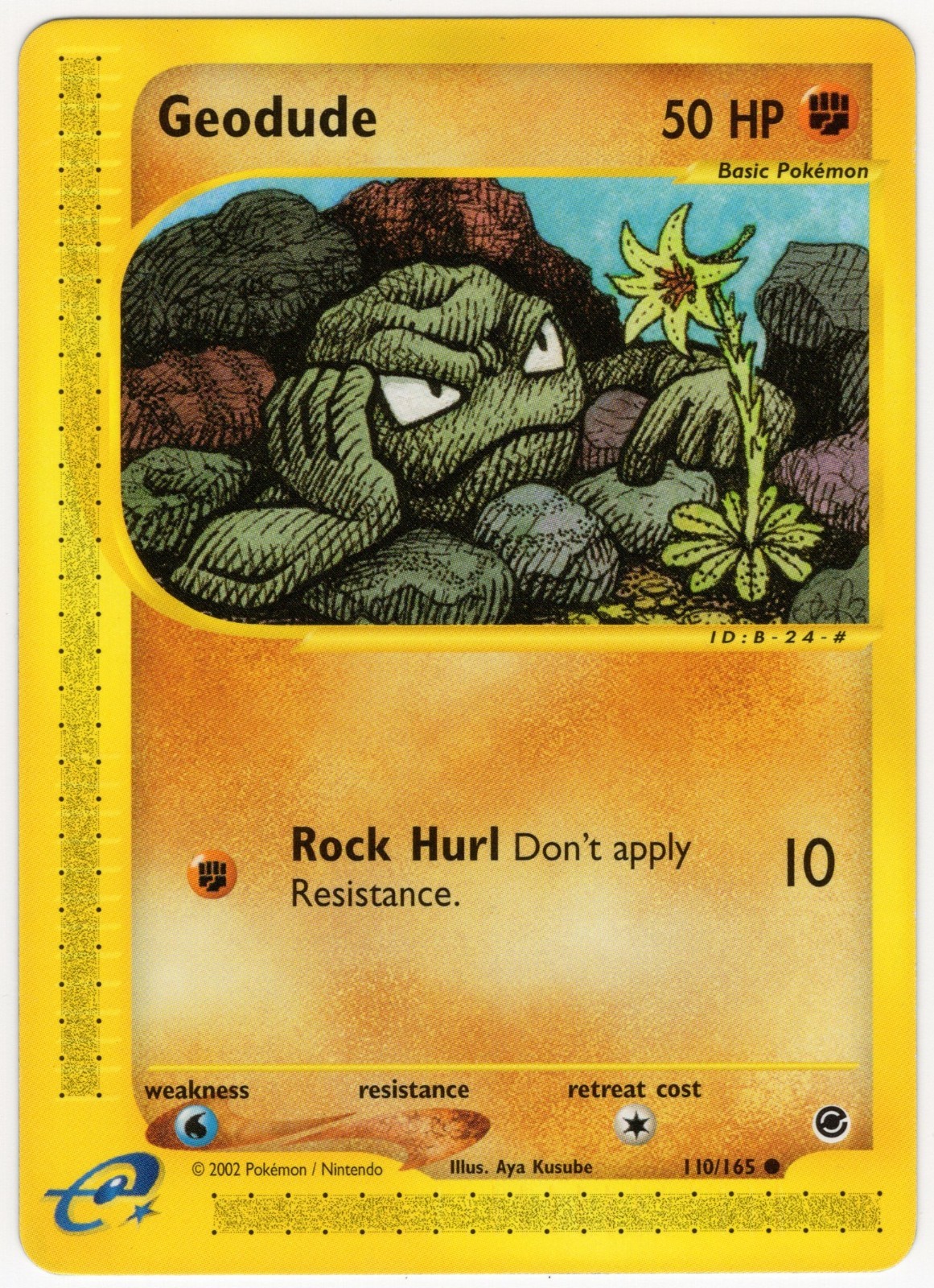 Geodude 110/165 Expedition Pokemon Card NM