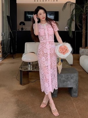 portrait collar evening dress Seraphine Pleated Portrait Collar Gown