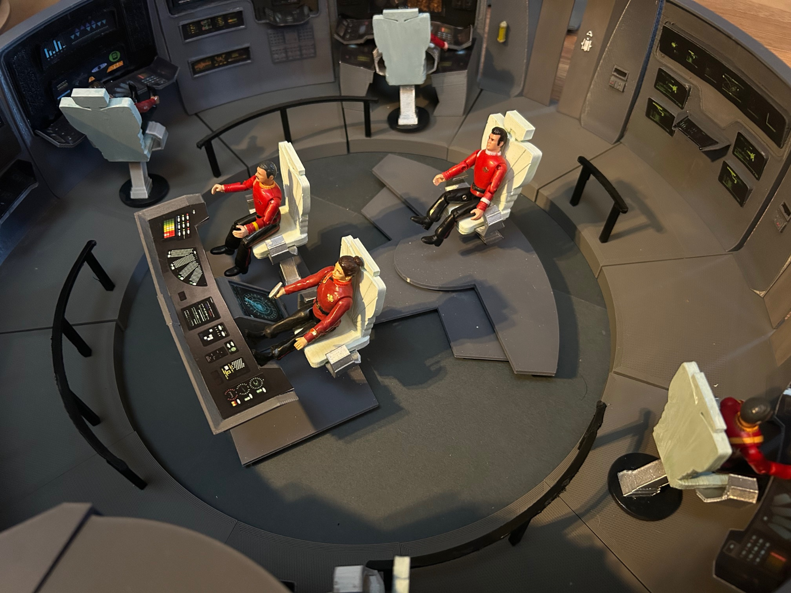 U.S.S. Enterprise Bridge Complete Diorama for 1:32 Figure Diorama | eBay