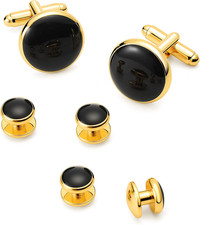 316L Stainless Steel Cufflinks Shirt Studs Business Wedding Gifts for Men