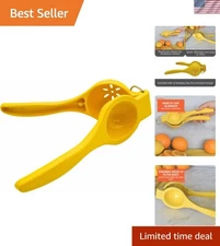 Ergonomic Manual Citrus Juicer in Vivid Yellow - Perfect Kitchen Tool