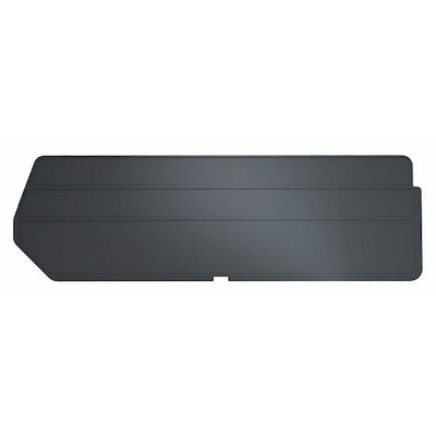 Akro-Mils 40234 Plastic Divider, Black, 14 1/8 In L, 4 13/32 In H, 6 Pk