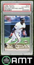 Barry Bonds Signed Auto PSA/DNA Authentic 1998 Pacific San Francisco Giants #437