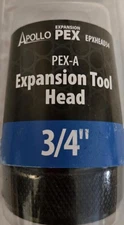 Apollo 3/4  PEX-a Expander Tool Head for Type A PEX Piping Systems EPXHEAD34 NEW