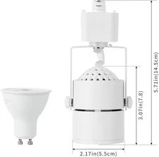Mirrea LED track lighting heads Set