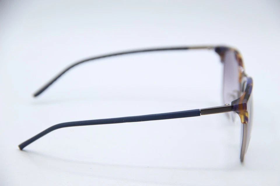 NUEVO COLE HAAN CH7066 445 AZUL HABANA DEGRADADO AUTÉNTICO GAFAS DE SOL 52-20 Foto 4 de 4