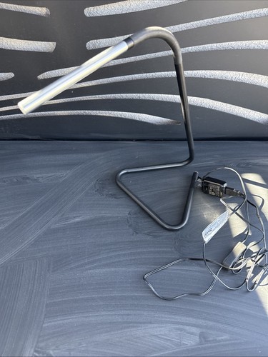 IKEA Modern Desk Lamp HARTE 22217 LED with USB Port BLACK Flexible & Swivel