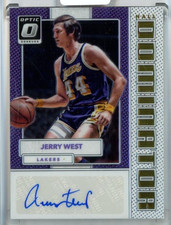 2017-18 Panini Donruss Optic Jerry West Hall Dominators Signatures #19【30/49】