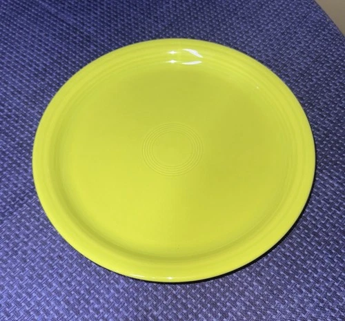 Fiesta BISTRO 9" Buffet Luncheon Plate LEMONGRASS Fiestaware Homer Laughlin