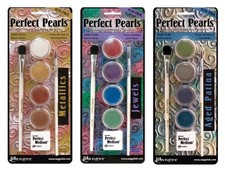 Ranger Perfect Pearls Kit 1 Metallics, Kit 2 Jewels and 3 Aged Patina, Bundle...