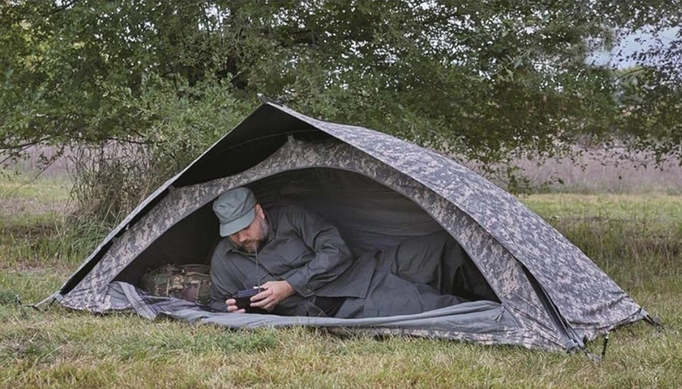 NEVER USED U.S. Military Improved Combat Shelter Tent NSN 8340-01-521-6438  - Image 3 of 4