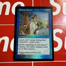 WOTC MtG Nemesis Rising Waters (R) (Foil) NM