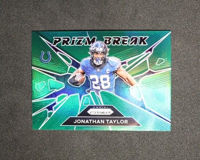 2024 Panini Prizm #4 Jonathan Taylor Prizm Break Green Prizm
