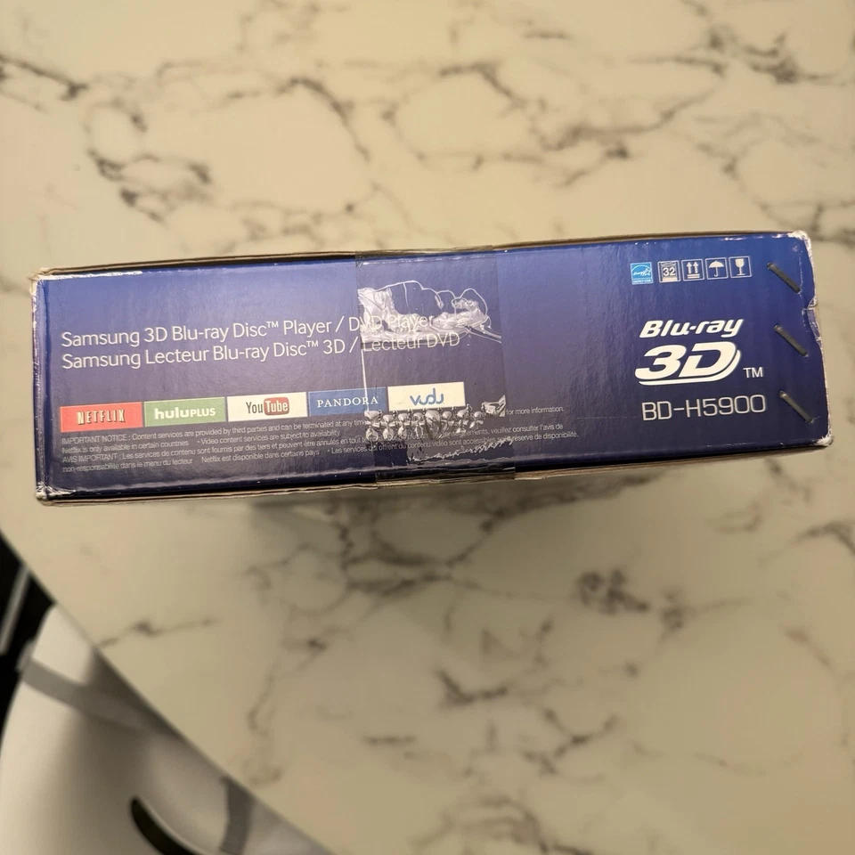 Samsung (BD-H5900) HD Up conversión 3D Blu-ray y DVD - ¡Nuevo en caja! ¡Sin abrir! Foto 2 de 4