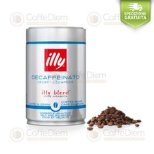 Caffè illy in Grani Tostato DEK Decaf 1Kg illy Grani 4 Barattoli da 250 grammi