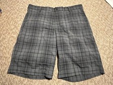 Nike Golf Tour Performance Dri Fit Men's Shorts, Black/Grey Checked Pattern, Siz