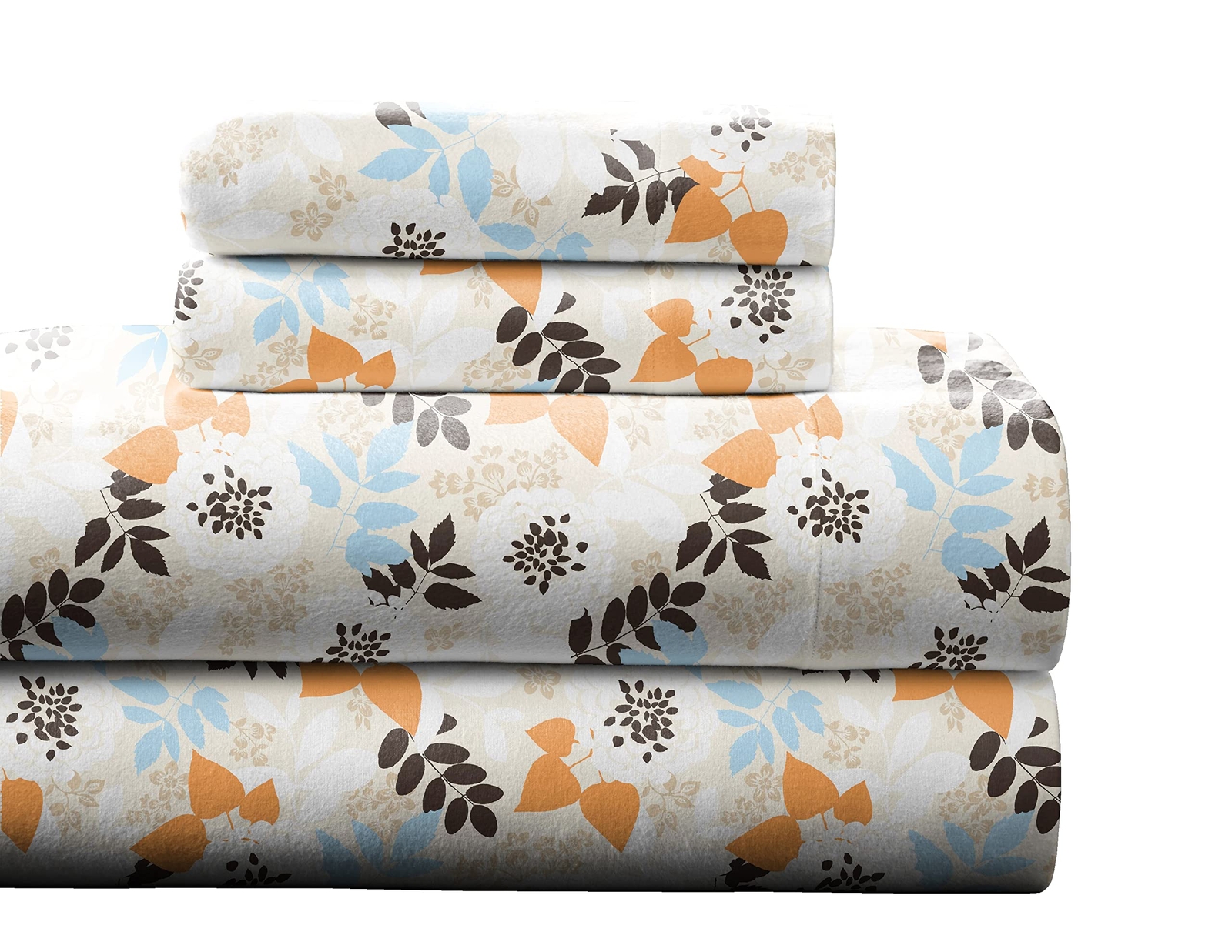 Heavy Weight Flannel Cotton Sheet Set, Full, Winter Breeze