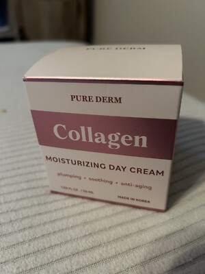 Pure Derm Collagen Moisturizing Day Cream 1.69 fl oz NIB