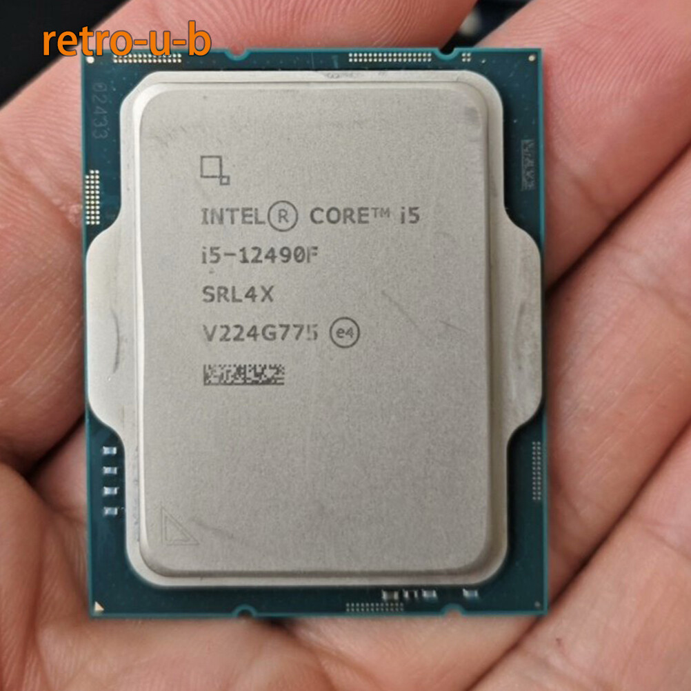12th Gen Intel Core i5 12490F LGA 1700 CPU Processor Alder 12th Gen Intel Core i5 12490F LGA 1700 CPU Processor Alder