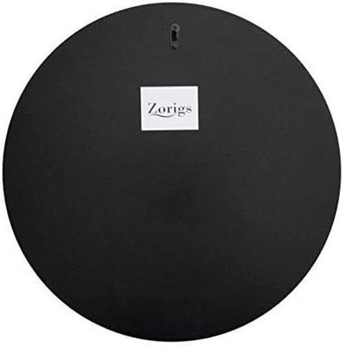 Zorigs - Handcrafted Autumn Green and Red Mosaic Mirror, 24" Round Wall Mirror - Picture 5 of 5