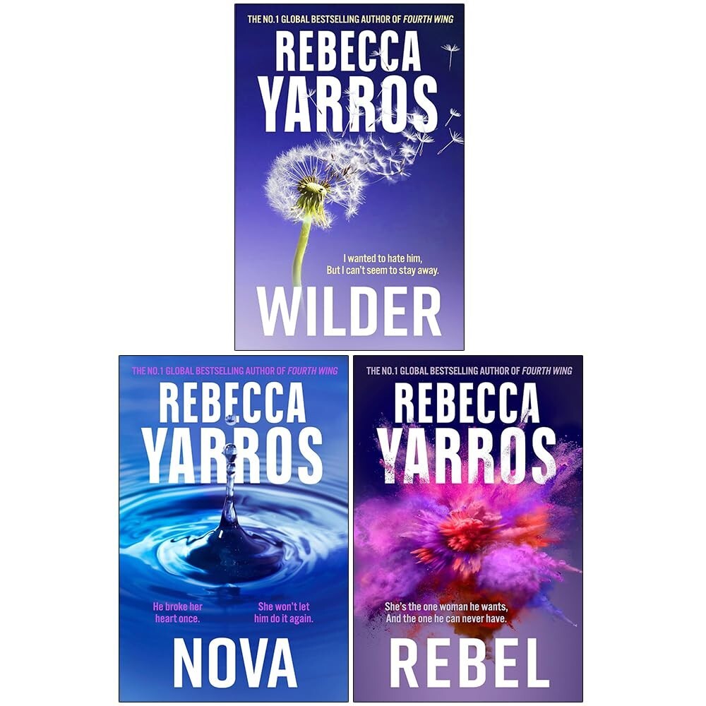 Renegades Series 3 Books Collection Set by Rebecca Yarros Wilder, Nova, Rebel