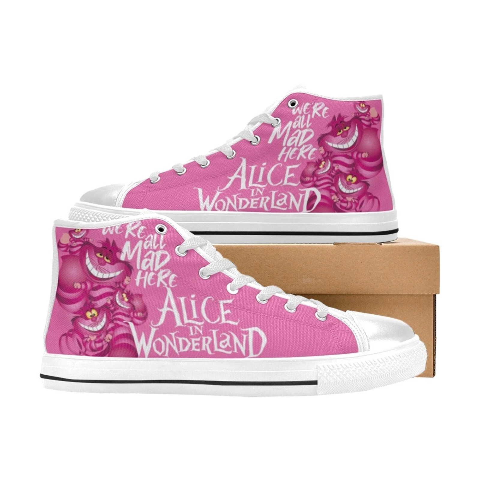 Alice in Wonderland Cheshire Cat High Top Sneaker