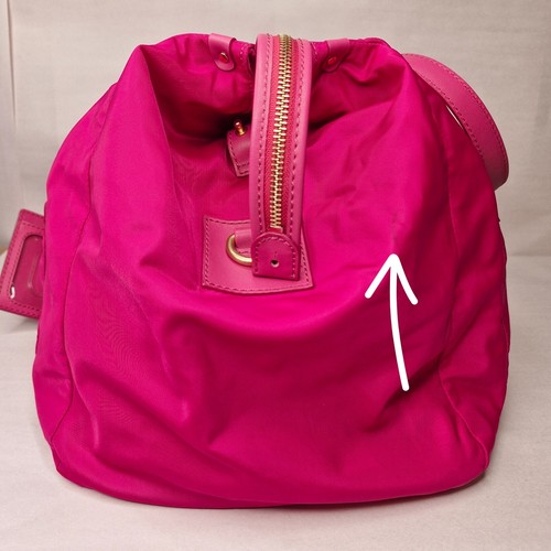 Marc by Marc Jacobs Large Boston Style Bag Pink with Shoulder Strap Hardly Used - Picture 6 of 24