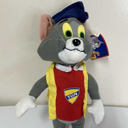 Tom and Jerry Tom Cat Plush Toy Soft Stuffed Doll Spike 9” Nanco