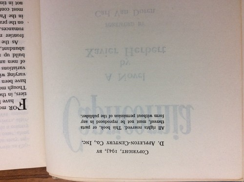 Vintage 1943 Xavier Herbert ABORIGINES AUSTRALIA Capricornia 1st American Edit - Imagen 7 de 8