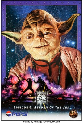 Die Star Wars Trilogie (Pepsi, 1997). Poster Set 3C Poster Leinwand Film Film P