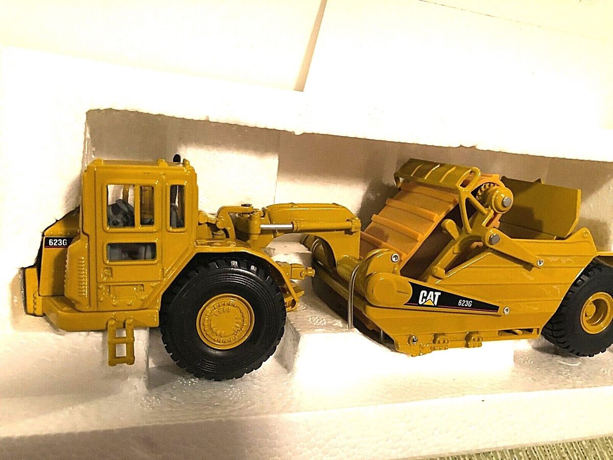 【年中無休】 CAT Norscot 623G eBay | scale 1:50 Die-Cast Scraper Elevating 建設車両、作業車