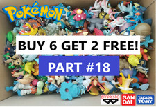 PART #18 GET 2 FREE FIGURES! Official Pokemon Center Tomy Nintendo Bandai READ