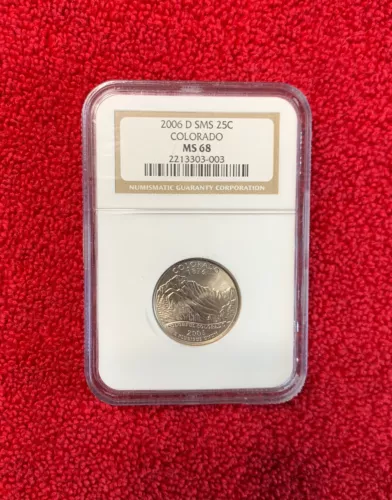 2006-D United States Colorado SMS State Quarter NGC MS 68
