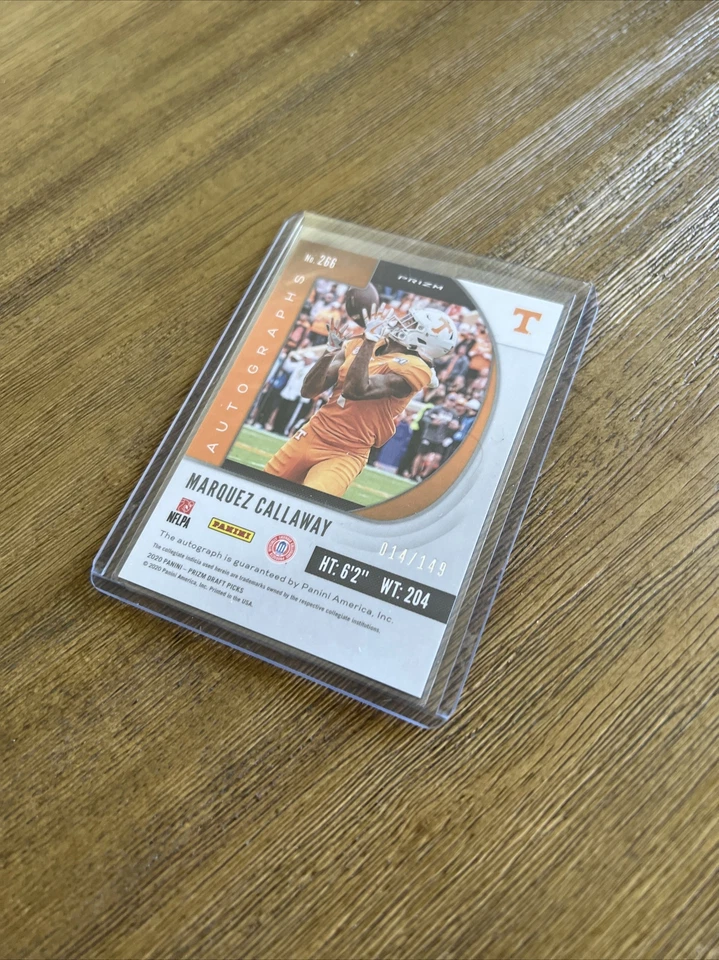 2020 Prizm Draft Picks Marquez Callaway Orange Auto /149 New Orleans Saints🔥 - Image 4 of 4